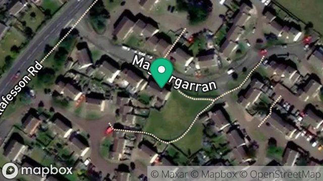 Map showing 122, MAGHERGARRAN, PORT ERIN, ISLE OF MAN, IM9 6DA