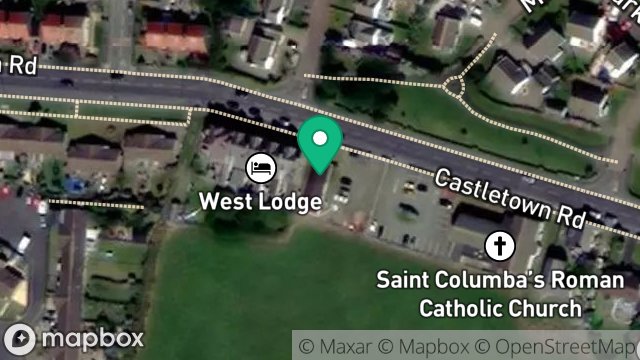 Map showing PORT ERIN GOSPEL CHURCH, CASTLETOWN ROAD, PORT ERIN, ISLE OF MAN, IM9 6BD