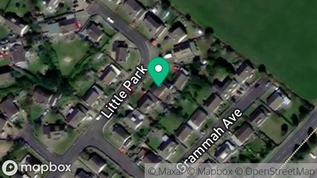 Map showing 4, PAIRK BEG, PORT ERIN, ISLE OF MAN, IM9 6NH