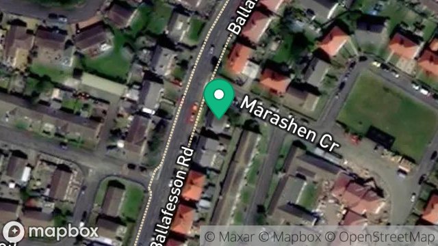 Map showing BROOKFIELD, BALLAFESSON ROAD, PORT ERIN, ISLE OF MAN, IM9 6BH