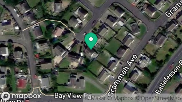 Map showing 30, PAIRK BEG, PORT ERIN, ISLE OF MAN, IM9 6NQ