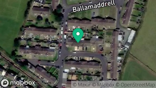Map showing 87, BALLAMADDRELL, PORT ERIN, ISLE OF MAN, IM9 6AU