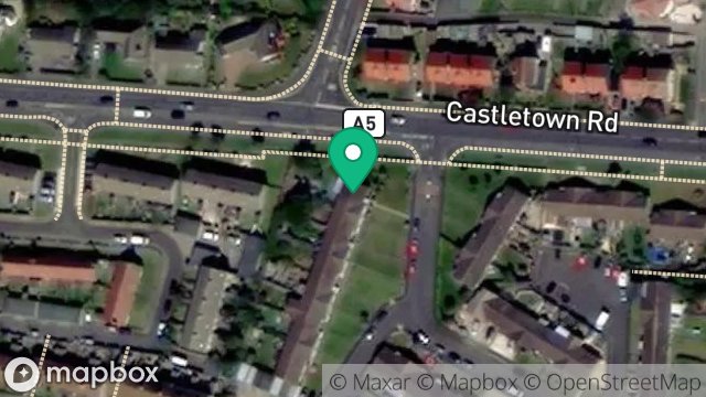 Map showing 2, BALLAMADDRELL, PORT ERIN, ISLE OF MAN, IM9 6BB