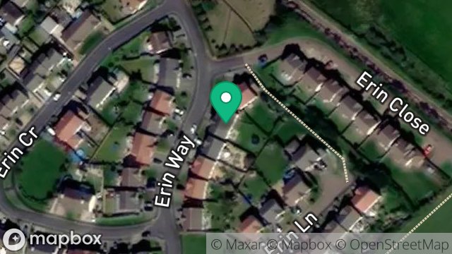 Map showing 25, ERIN WAY, PORT ERIN, ISLE OF MAN, IM9 6EF