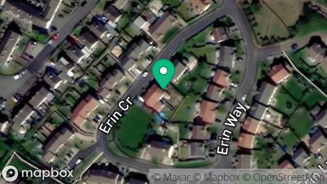 Map showing 5, ERIN CRESCENT, PORT ERIN, ISLE OF MAN, IM9 6FD