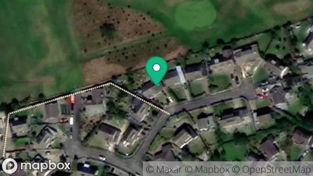 Map showing 12, BALLAKNEALE CLOSE, PORT ERIN, ISLE OF MAN, IM9 6NE