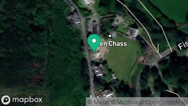 Map showing ROSE COTTAGE, GLEN CHASS ROAD, GLEN CHASS, PORT ST. MARY, ISLE OF MAN, IM9 5PL