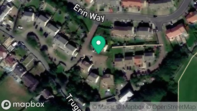 Map showing FIELD 411353 AND PART FIELD 414524 OFF, TRUGGAN CLOSE, PORT ERIN, ISLE OF MAN, IM9 6FG