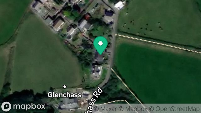 Map showing ROWENA, GLEN CHASS ROAD, GLEN CHASS, PORT ST. MARY, ISLE OF MAN, IM9 5PN