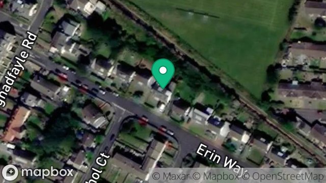Map showing 7, ERIN WAY, PORT ERIN, ISLE OF MAN, IM9 6EF