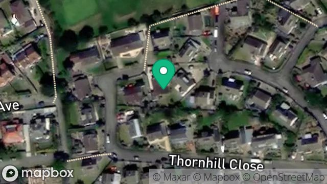 Map showing 10, THORNHILL CLOSE, PORT ERIN, ISLE OF MAN, IM9 6NF