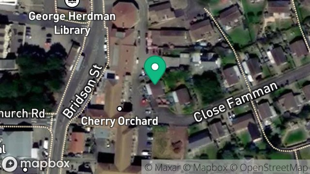 Map showing 42, CLOSE FAMMAN, PORT ERIN, ISLE OF MAN, IM9 6BJ