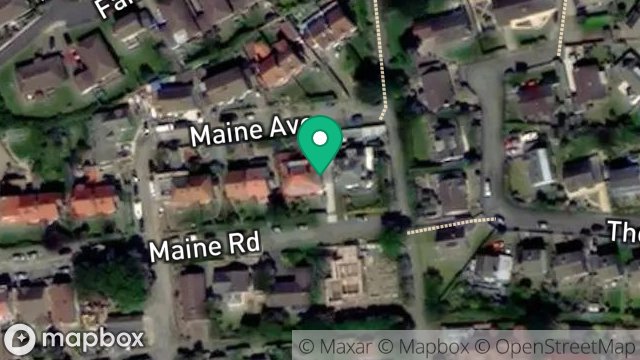 Map showing DERWENT, MAINE ROAD, PORT ERIN, ISLE OF MAN, IM9 6LQ