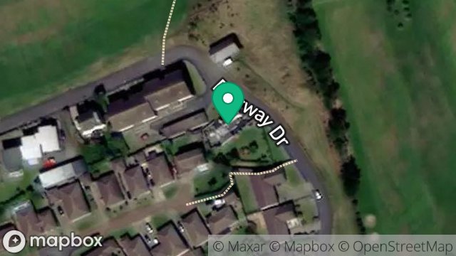 Map showing ROWANY COTTAGE, ROWANY DRIVE, PORT ERIN, ISLE OF MAN, IM9 6LP