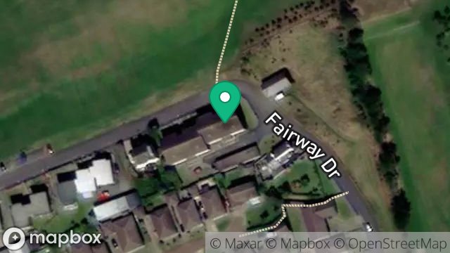 Map showing FAIRWAYS COURT, ROWANY DRIVE, PORT ERIN, ISLE OF MAN, IM9 6LP