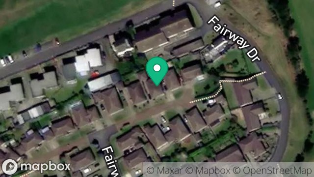 Map showing 20, FAIRWAY CLOSE, PORT ERIN, ISLE OF MAN, IM9 6LS