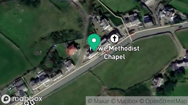 Map showing LYNHURST, HOWE ROAD, THE HOWE, PORT ST. MARY, ISLE OF MAN, IM9 5PR