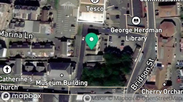 Map showing WORKSHOP, ORCHARD STREET, PORT ERIN, ISLE OF MAN, IM9 6DJ