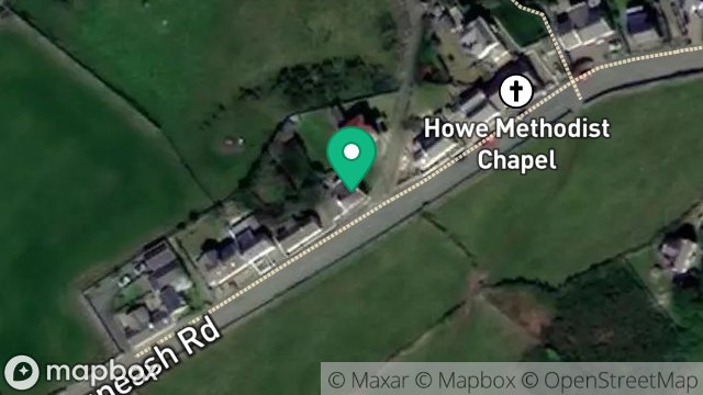 Map showing CREG COTTAGE, HOWE ROAD, THE HOWE, PORT ST. MARY, ISLE OF MAN, IM9 5PR