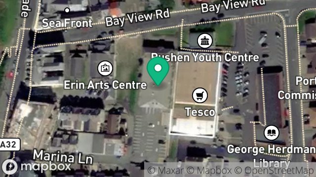 Map showing SHOPRITE LIVING, BAY VIEW ROAD, PORT ERIN, ISLE OF MAN, IM9 6LB