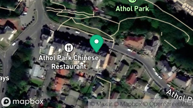 Map showing FAIRHOLME, ATHOL PARK, PORT ERIN, ISLE OF MAN, IM9 6EX