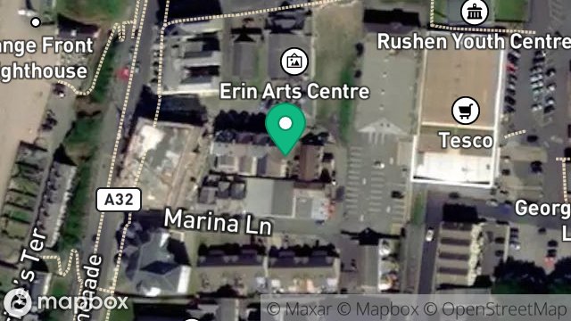 Map showing BAY VIEW HOUSE, VICTORIA SQUARE, PORT ERIN, ISLE OF MAN, IM9 6LD