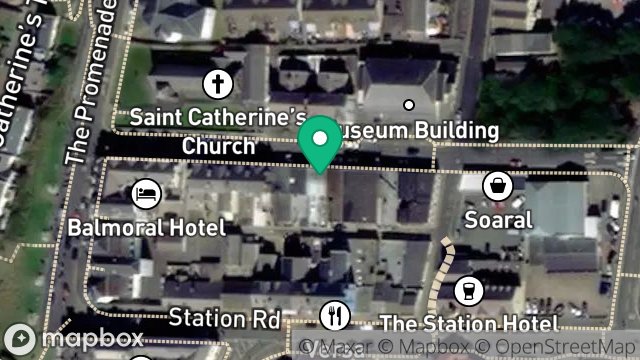 Map showing SHOP, 20, CHURCH ROAD, PORT ERIN, ISLE OF MAN, IM9 6AQ