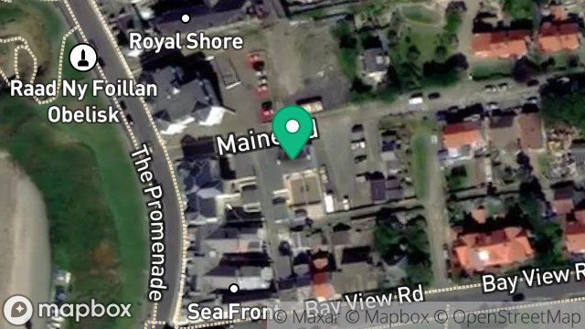 Map showing COTTAGE 1, MAINE ROAD, PORT ERIN, ISLE OF MAN, IM9 6LQ