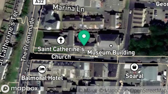 Map showing EPWORTH, 3, CHURCH ROAD, PORT ERIN, ISLE OF MAN, IM9 6AH
