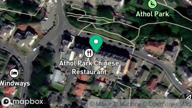 Map showing FLAT 1, FAIRFIELD, ATHOL PARK, PORT ERIN, ISLE OF MAN, IM9 6EX
