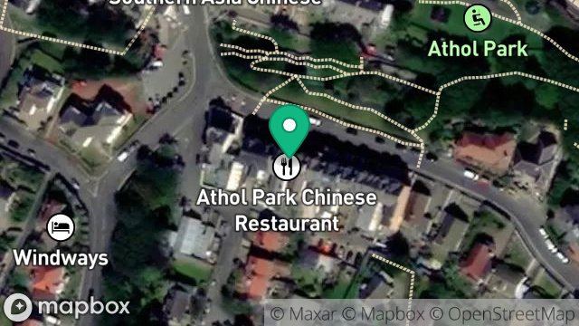 Map showing ATHOL PARK GUEST HOUSE, ATHOL PARK, PORT ERIN, ISLE OF MAN, IM9 6EX