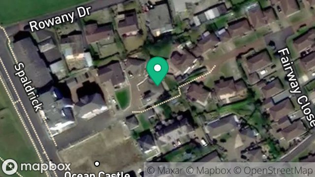 Map showing HILL VIEW, OCEAN CASTLE DRIVE, PROMENADE, PORT ERIN, ISLE OF MAN, IM9 6LU