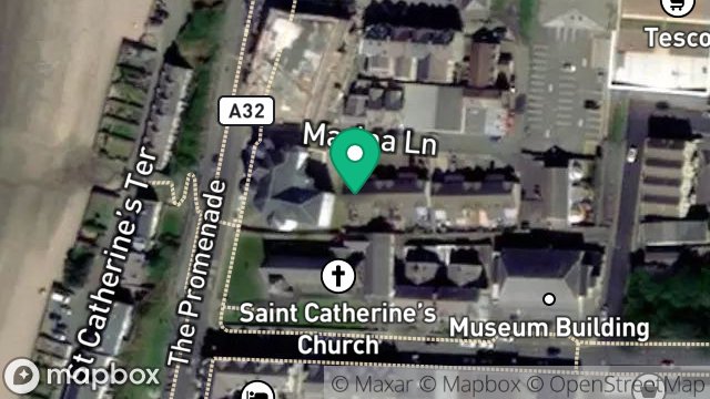 Map showing 1 EAGLE MEWS, MARINA LANE, PORT ERIN, ISLE OF MAN, IM9 6LB