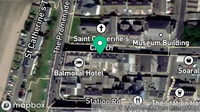 Map showing 8, CHURCH ROAD, PORT ERIN, ISLE OF MAN, IM9 6AQ