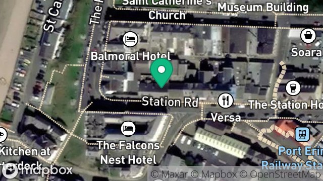 Map showing 4, STATION ROAD, PORT ERIN, ISLE OF MAN, IM9 6AE