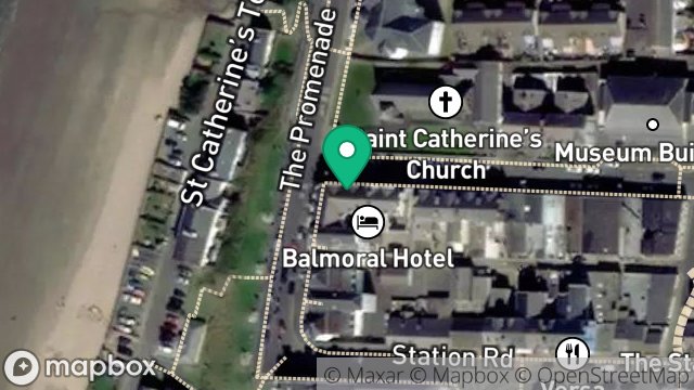 Map showing SHOP & PREMISES, PROMENADE, PORT ERIN, ISLE OF MAN, IM9 6AG