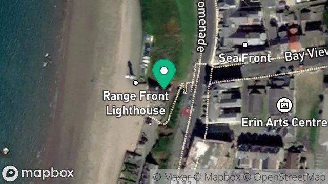 Map showing CAFE, COSY NOOK, SHORE ROAD, PORT ERIN, ISLE OF MAN, IM9 6HH