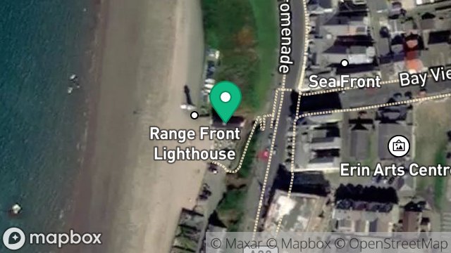 Map showing COSY NOOK, SHORE ROAD, PORT ERIN, ISLE OF MAN, IM9 6HH