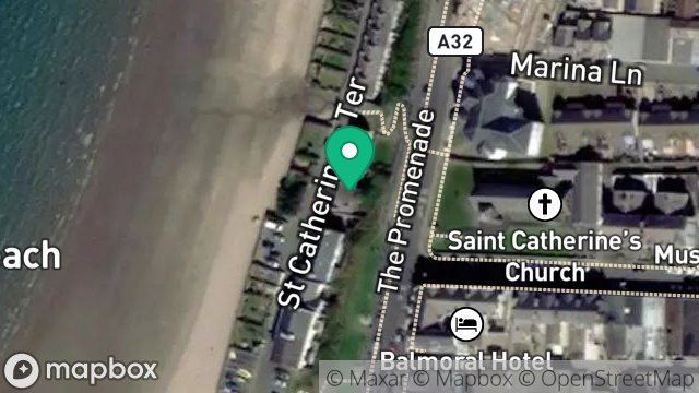 Map showing SHORE HOUSE, SHORE ROAD, PORT ERIN, ISLE OF MAN, IM9 6HH