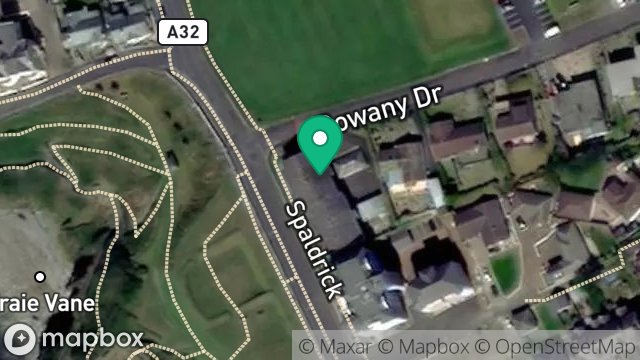 Map showing COMMUNAL/LANDLORDS, 1-8, ERIN COURT, ROWANY DRIVE, PORT ERIN, ISLE OF MAN, IM9 6LN
