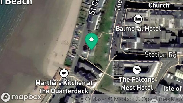 Map showing PUBLIC CONVENIENCE, SHORE ROAD, PORT ERIN, ISLE OF MAN, IM9 6HG