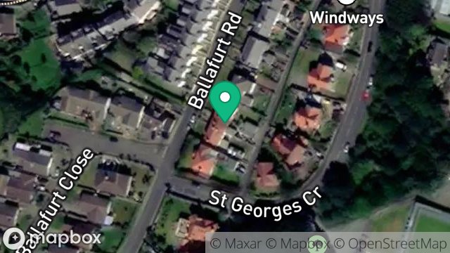 Map showing GLEN SHOGGILL, BALLAFURT ROAD, PORT ERIN, ISLE OF MAN, IM9 6HP