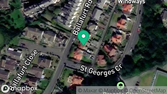 Map showing CLEREHITHE, BALLAFURT ROAD, PORT ERIN, ISLE OF MAN, IM9 6HP