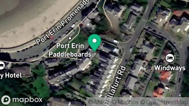 Map showing BALJEAN, DANDY HILL, PORT ERIN, ISLE OF MAN, IM9 6HN