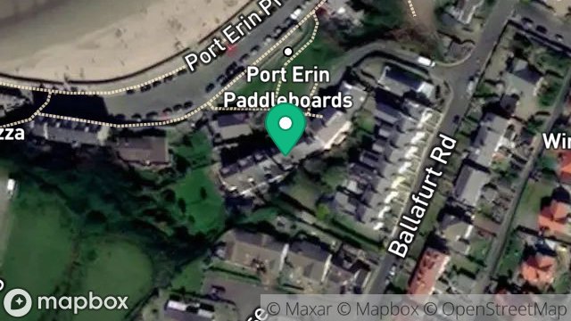 Map showing WITS END, DANDY HILL, PORT ERIN, ISLE OF MAN, IM9 6HN