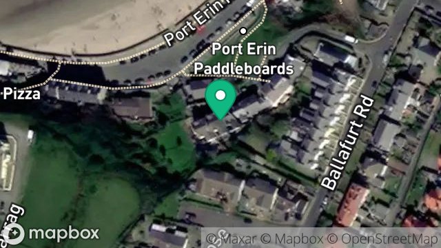 Map showing RALDIS, DANDY HILL, PORT ERIN, ISLE OF MAN, IM9 6HN