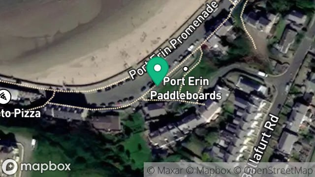 Map showing BEACH SHOP, SHORE ROAD, PORT ERIN, ISLE OF MAN, IM9 6HL