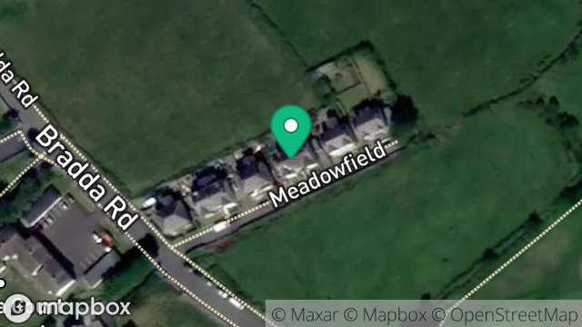 Map showing KERICK, MEADOWFIELD, PORT ERIN, ISLE OF MAN, IM9 6PH