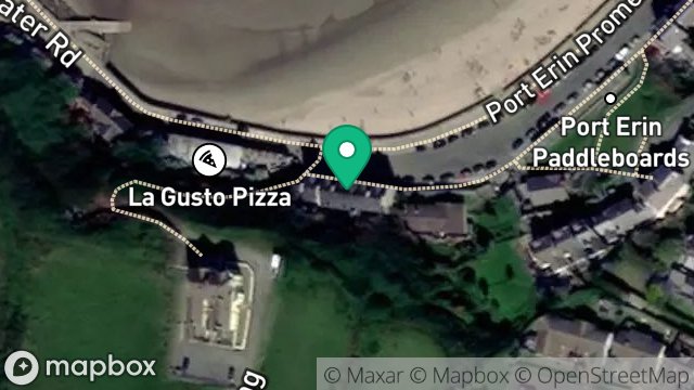 Map showing BAY HOTEL, SHORE ROAD, PORT ERIN, ISLE OF MAN, IM9 6HL