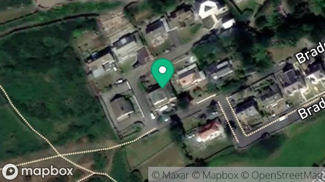 Map showing TRESCO, BRADDA WEST ROAD, PORT ERIN, ISLE OF MAN, IM9 6PN